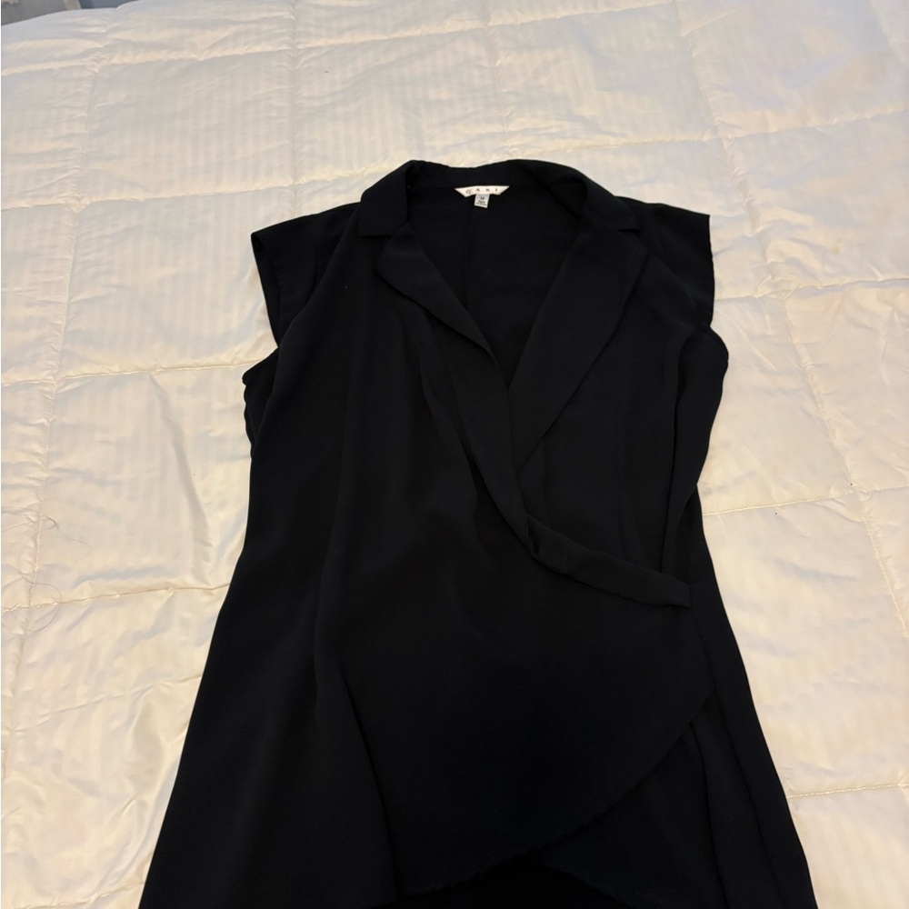 CAbi Black Tunic Top